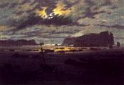 Caspar David Friedrich Northern Sea in the Moonlight USA oil painting artist